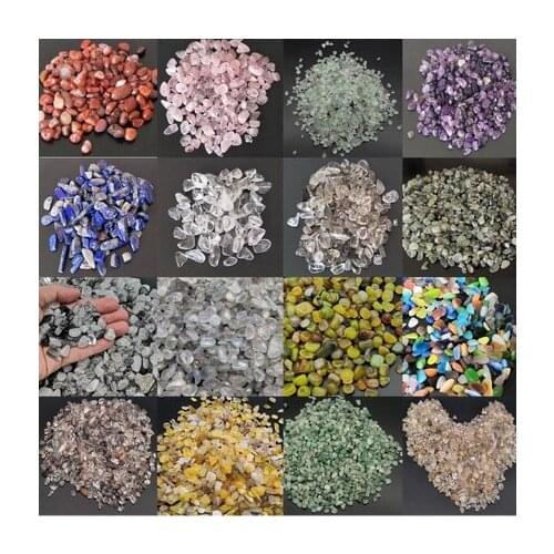 100g Natural Mixed Color Gravel Specimen Rose Quartz Amethyst Home Decor Colorful for aquarium Healing Energy Stone Rock Mineral