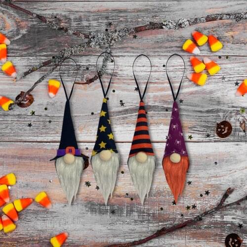 2021 Halloween Decoations Gnomes Pendants Pumpkin Faceless Doll Hanging Decoration Scandinavian Festival Party Scene Props