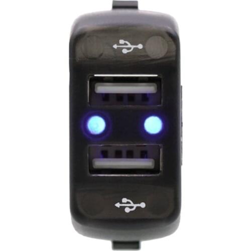 Dual USB Car Charger 5V 2.1A USB Power Socket Quick Charge Adapter for Smart Phone iPad iPhone Use for Scania Serie