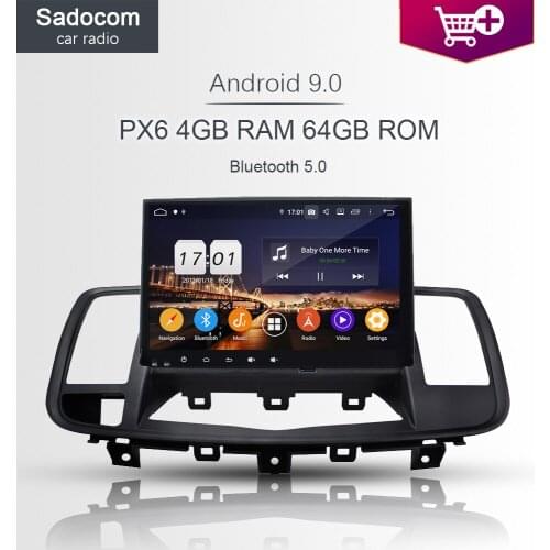 9" DSP PX6 2 din Android 9.0 4GB RAM+ 64GB Car DVD Player GPS Glonass RDS autoradio Bluetooth 5.0 For Nissan TENNA 2008-2013