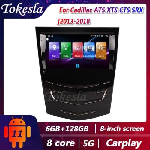 Tokesla Android Tesla car radio for Cadillac ATS ATSL XTS SRX CTS DVD intelligent Central Multimedia gps receiver screen system