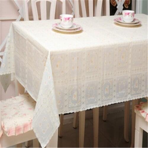 Free Shipping 011 Beige Brown Natural Cheap PVC Tablecloth Tea Cup Mat Cover Runner Water Oil Proof Dining Kitchen Antependium