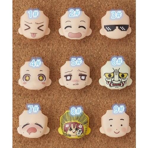 GSCDOLL More Replace Emoticons replace faces third projectile Clay man OB11 available doll accessories