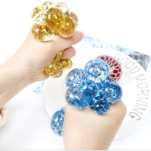 Colorful Grape Ball Antistress Toys Squish Toy Squeeze Relief Anti-stress Kids Funny Things Prank Jokes For Adults Gifts