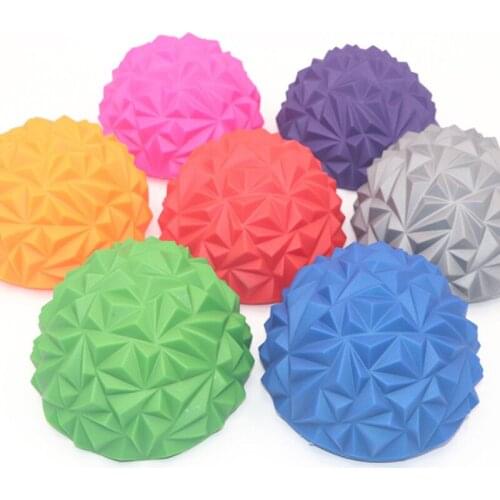 Yoga Half-ball Massage Ball Sense Training Water Cube Diamond Pattern Pineapple Ball Foot Massage Ball