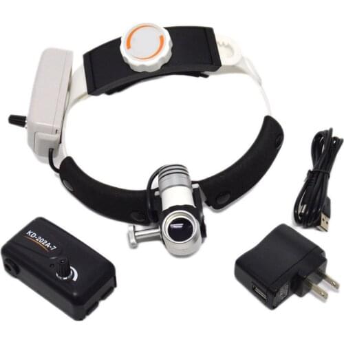 Medical Headlight ENT Plastic Sugery Pet Clinic Examination Light 3W LED Headlamp Dental Surgical Head Light KD-200