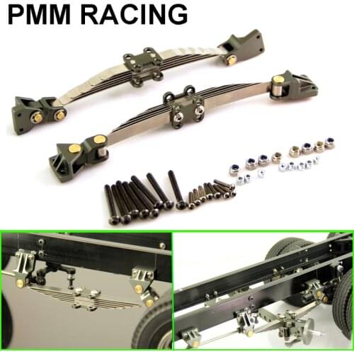 Metal Front suspension simulation straight steel plate kit With lifting lugs For 1/14 Tamiya RC Truck car Scania Actros Man TGX