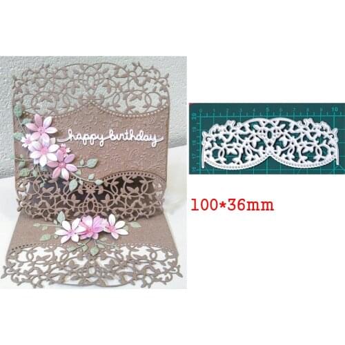 Metal Cutting Dies Vine Twist Border Etched Crafts Die Cuts Mould Stencil For DIY Scrapbooking Paper/photo Cards Embossing Die