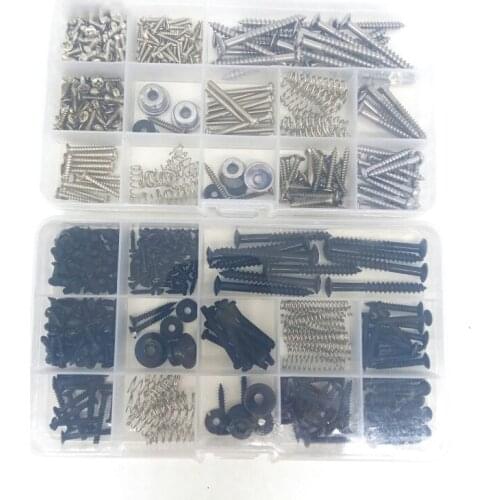 Electric Guitar Screw Kit With Springs For Electric Guitar Bridge Pickup Pick Guard Tuner Switch Neck Plate Guitar Stra