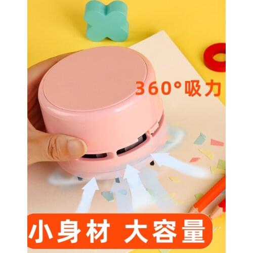 1pc mini desktop vacuum cleaner Eraser scum suction Portable small electric cleaning micro cleaning artifact