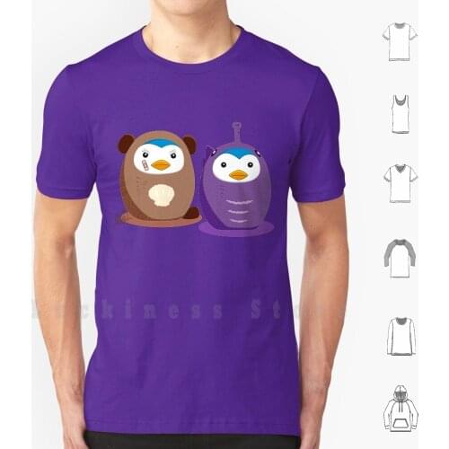 N°1 & N°2-Disguise Team T Shirt Print 100% Cotton New Cool Tee Mawaru Penguindrum Pingdrum Penguin Disguise Plush