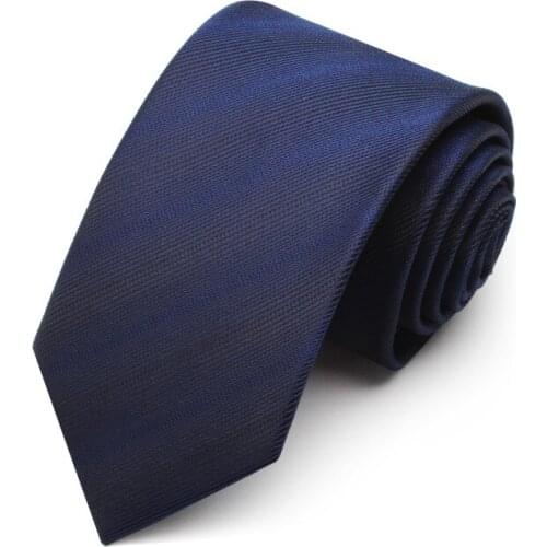 New Best Fashion Casual Blue Striped Ties for Men High Quality 7cm Necktie Wedding Party Formal Business Mens Ties with Gift Box