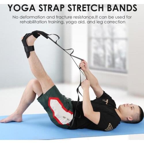 New Yoga Flexibility Stretching Belt Leg Stretcher Strap Ankle Joint Correction Braces Foot Rehabilitation Strap Stretch Bands