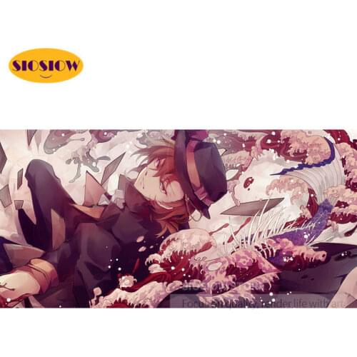 Poster 5D Diamond Embroidery Bungou Stray dogs Japanese Anime Action Figures Diamond Painting Anime Nakahara Chuuya Cross Stitch