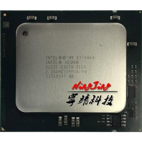 Intel Xeon E7-4860 E7 4860 2.2 GHz Ten-Core Twenty-Thread CPU Processor 24M 130W LGA 1567