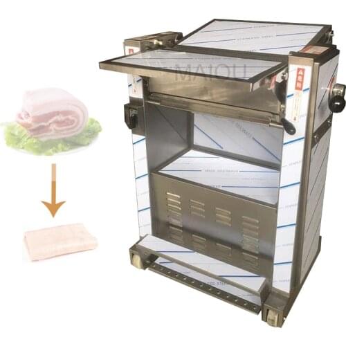 220V/380V Professional Pork Skin Removed Cutting Machine Pig Meat Peeling Machine