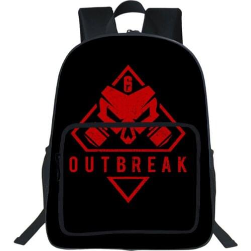 Rainbow Six Siege Backpack Children Bag Hot Sales Teen School Bags Student Bookbag ESports Game Print Rucksack Boy Girl Backpack