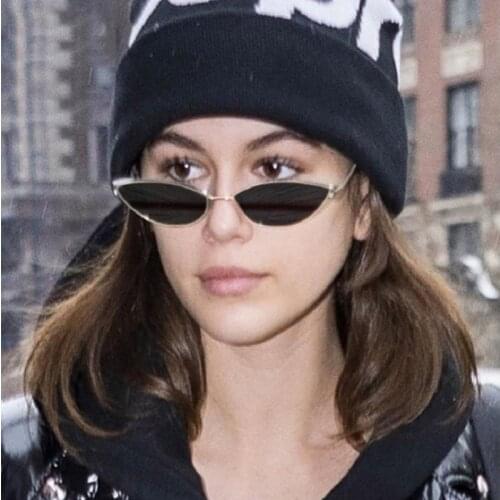 Cute Sexy Cat Eye Sunglasses Women Retro Small Black Red Pink Cateye Sun Glasses Female Vintage Shades for Women