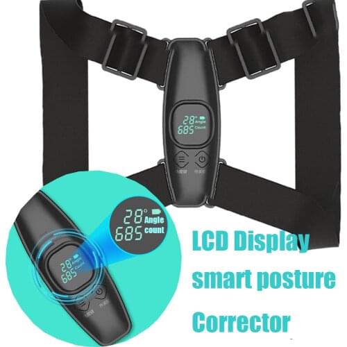 Smart Posture Corrector Women Electronic Back Support Belt Intelligent Vibration Reminder Shoulder Training Belt Pain Relief