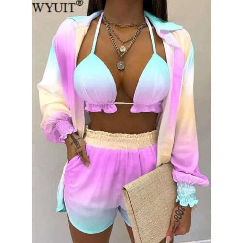 Женские пляжные рубашки WYUIT China At AliExpress