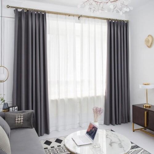 Modern Blackout Curtains for Living Room Window Treatment for Bedroom Cloth Curtains Drapes Blinds Finished Home Decor Panels