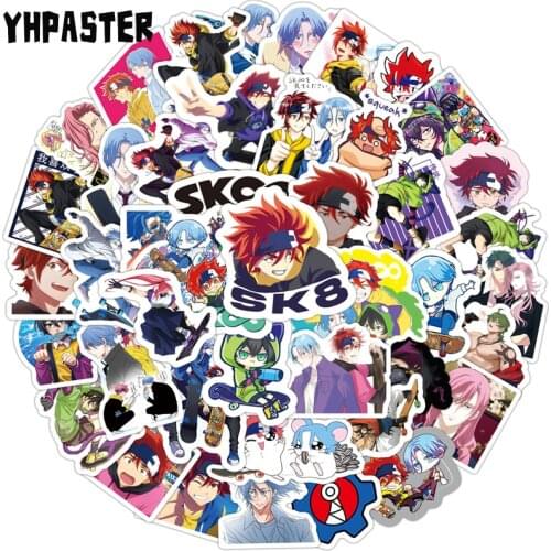 10/30/50Pcs SK8 the Infinity Anime Stickers For Motorcycle Skateboard Laptop Suitcase Guitar Helmet Pegatinas For Adults Teens