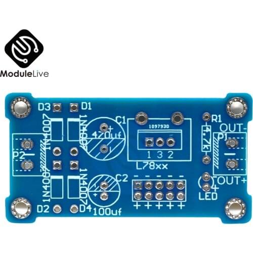 10PCS LM78XX LM7805 LM7812 L78XX PCB Fixed Voltage Regulator Prototype PCB Board Diy Kit Electronic Board Module