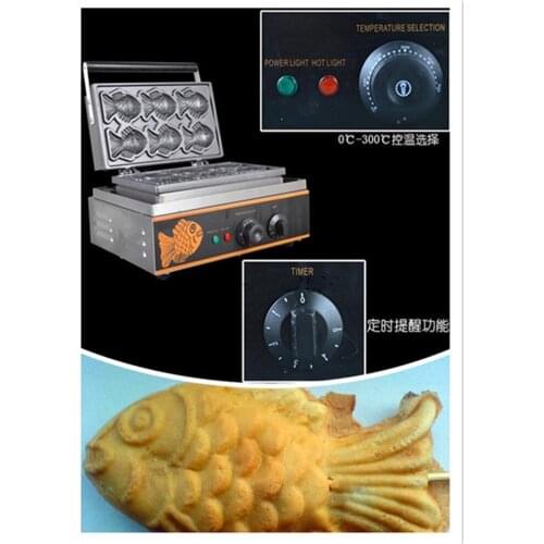 220V fish cake waffle maker /waffle denmark cookie machine taiyaki machine ZF