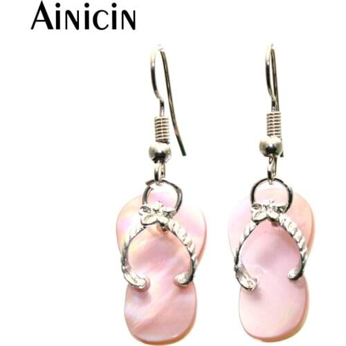 5pair Novelty Birthday Gift Slipper Dangle Hook Earrings Fashion Women Party Jewelry