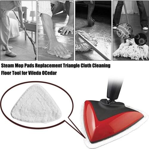 Steam Mop Pads Replacement Triangle Cloth Cleaning Floor Tool For Vileda OCedar BO Compatible