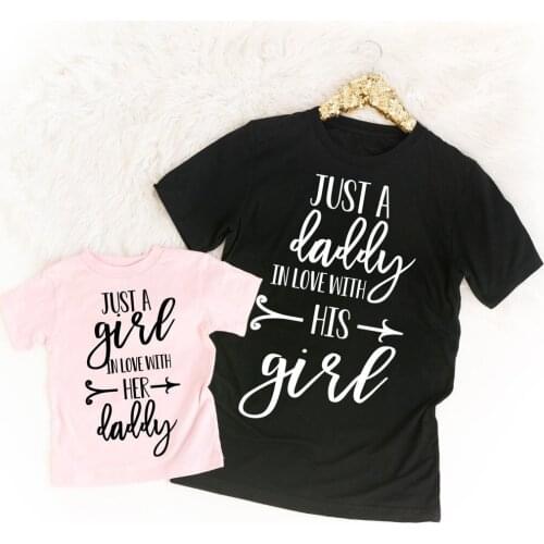 Matching Father and Daughter Shirts Daddy and Me T Shirts Daddys Little Girl Shirt Daddy Daughter T-Shirts Fathers Day Gift
