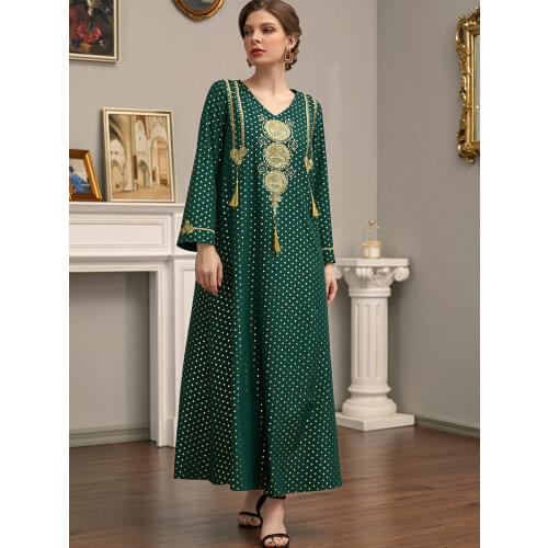 Islamic Clothing Zipper-up Tracksuit Long Dress Women Muslim Middle East Striped Jogging Maxi Dress Sports Walk Wear Side Pocket