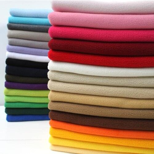 Polyester Polar Fleece Fabric Anti-pilling one-side Fleece Fabric Lining Cloth Handmade Fabric 60" By The Yard Free shipping