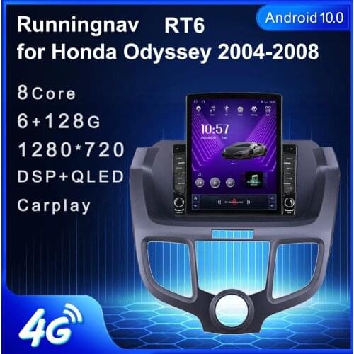 Runningnav For Honda Odyssey 2004 2005 2006 2007 2008 Tesla Type Android Car Radio Multimedia Video Player Navigation GPS