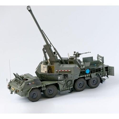 1:35 Czechoslovakia SpGH Self-propelled Cannon DIY 3D Paper Card Model Building Sets Construction Toys Military Model