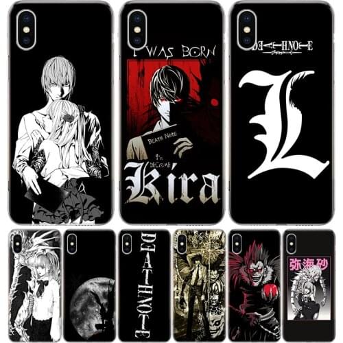 Anime Manga Death Note Ryuk Silicon Phone Case For Apple IPhone 11 12 Pro X XR XS Max 7 8 6 6S Plus 7G 6G 5S SE + Pattern Cover