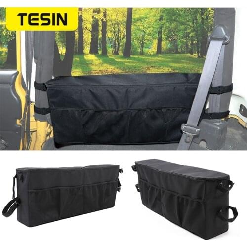 TESIN Stowing Tidying For Jeep Wrangler TJ Car Trunk Side Storage Bags Organizer Accessories For Jeep Wrangler TJ 1997-2006