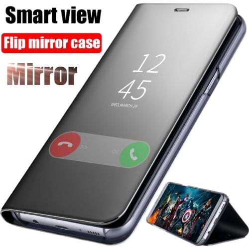 Smart Mirror Leather Flip Case for Huawei Honor 20S Cover Stand Clear Phone Cover Case for Huawei Honor 20 Pro View 20 V20 Capa