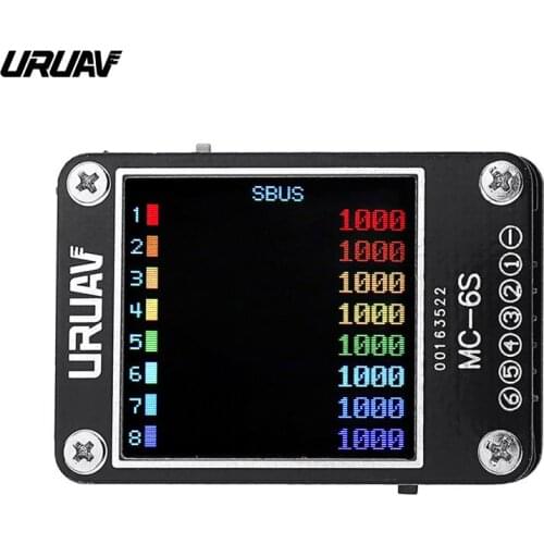 URCAV MC-6S 1-6S Lipo Multicopter battery voltage check receiver signal tester, spare parts for RC model