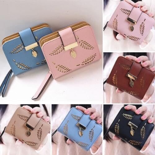 Female Cute Wallet Coins Wallet Women Leather Zipper Small Purses Wallet New Design Dollar Slim Purse Money