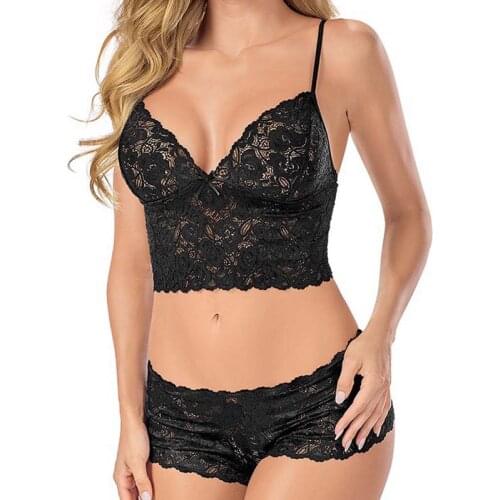 Womens sexy underwear thong lace transparent underwear sexy underwear bra womens wrapped bra G-shaped body shaping beauty bra