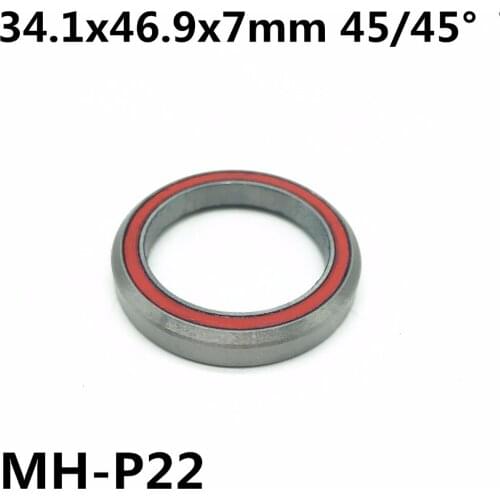 1Pcs MH-P22 1-3/8 34.1x46.9x7 mm 45/45 Bicycle Bowl Set bearing Bicycle headset bearing High quality