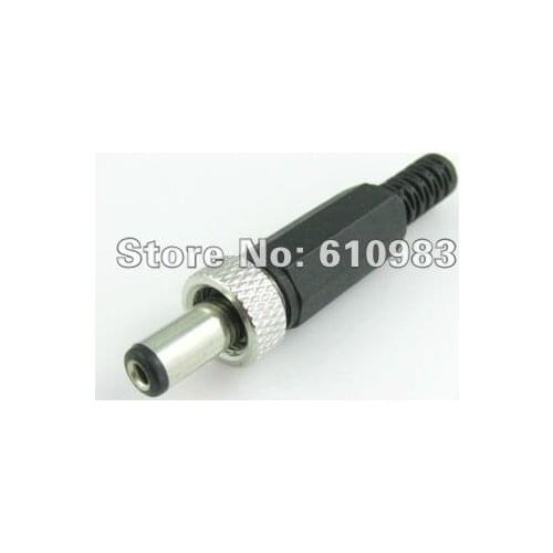 5 pieces/lot) 2.1mm DC Power Jack Socket Connector with screw nut for cable