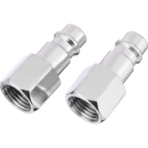 6pcs Air Quick Connector 1/4" BSP Air Compressor Connectors High Strength Quick Couplers Release Connectors Pneumatic Fitting