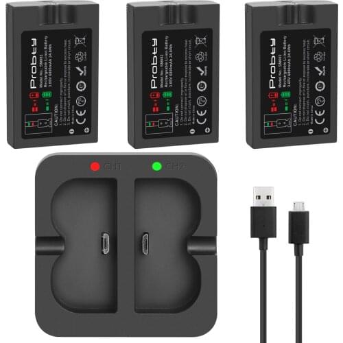 Battery For Ring Video Doorbell 3.65V Micro USB Charging Upgraded CCTV Ring Stick Up Cam Six Months Power Supply or LED Charger