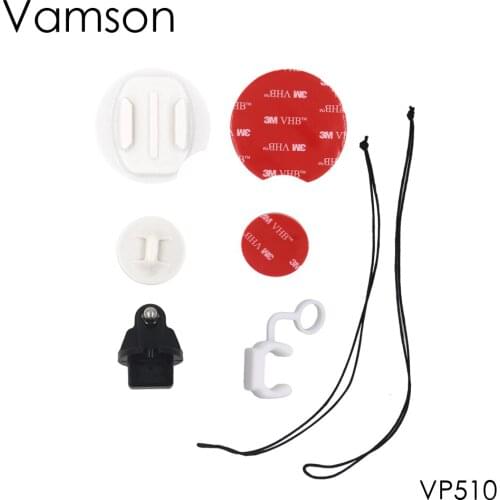 Vamson for Go Pro Accessories Surfboard Surfing Mounts Kit Tethers + FCS Plug + Rubber Locking Plug For Gopro Hero 6 5 4 3