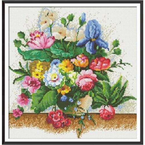 Flowers Blooming 5D DIY Diamond Embroidery Flowers of China Cross Stitch Diamond Painting Full Square Rhinestone Pictures Icons