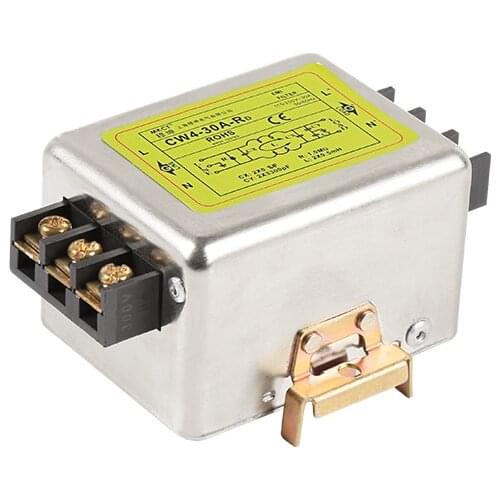 CW4-10A/20A/30A-RD 115V 230V strong anti-interference EMI purification terminal block with din rail type power supply filter