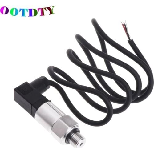 OOTDTY Pressure Transmitter Pressure Transducer Sensor 0-10bar 9-32VDC G1/4 4-20mA 0.5