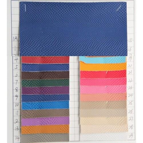 Leather skin fabric Snake Print Matte imitation leather synthetic serpentine pu leather